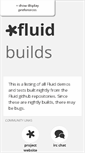 Mobile Screenshot of build.fluidproject.org