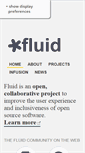 Mobile Screenshot of fluidproject.org